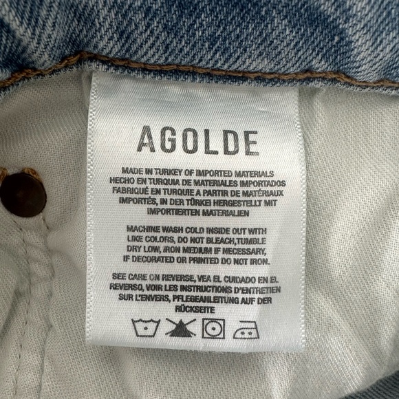 Agolde High Rise Stove Pipe Jeans - Picture 15 of 16